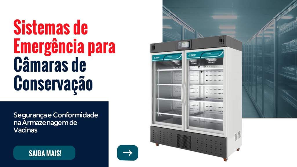 Sistemas de emergência para câmara de conservação